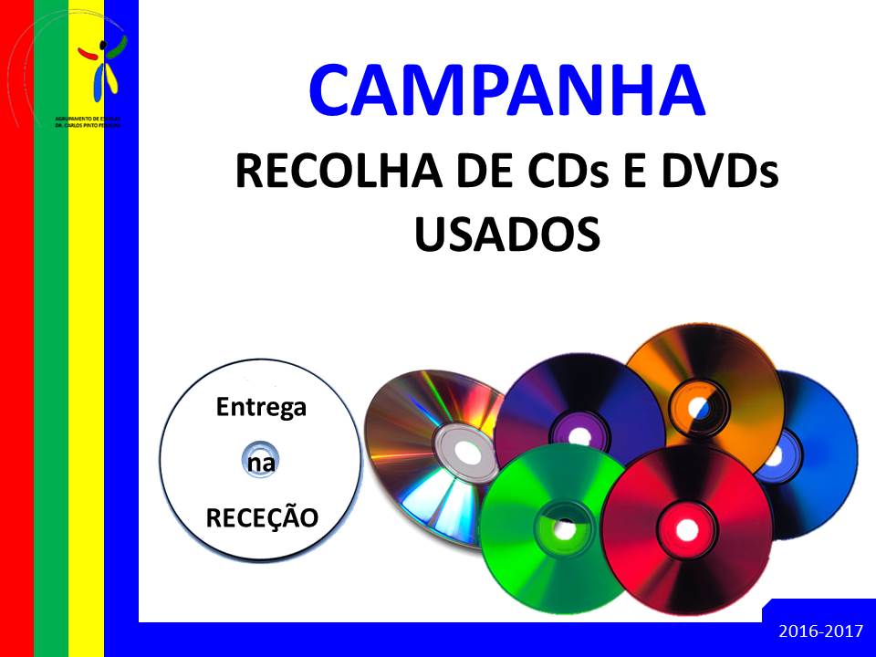 Campanha “Recolha de CDs e DVDs usados” e “Recolha de cápsulas de café usadas”
